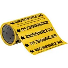 NONCONDENSABLE GAS Roll Form Pipe Marker| Buy online