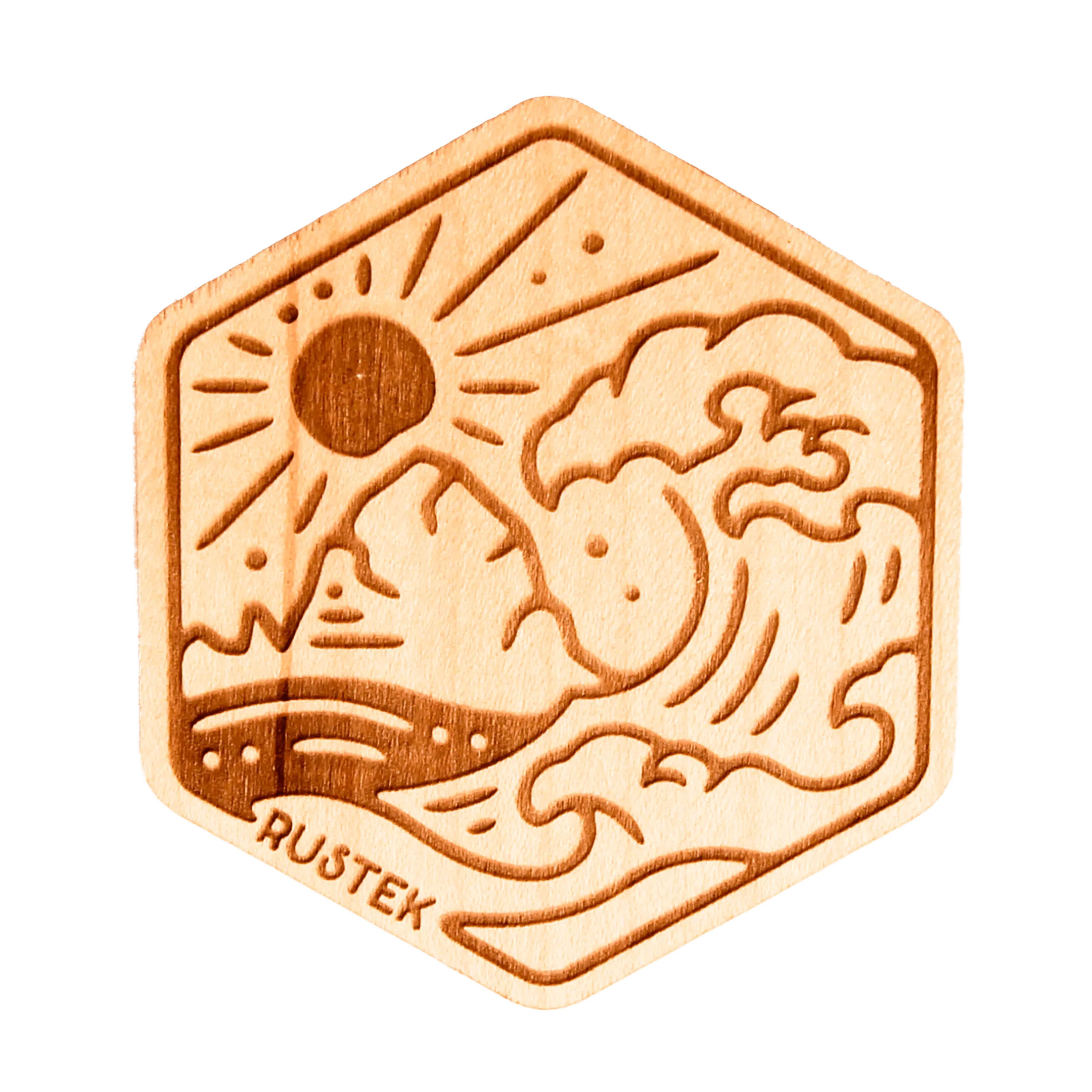 North Coast Wood Sticker