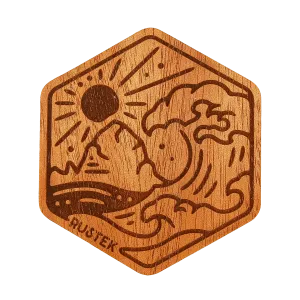 North Coast Wood Sticker