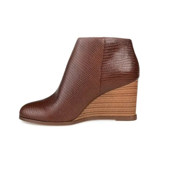 NWT Journee Collection Glam Wedge Ankle Boot sz 9.5