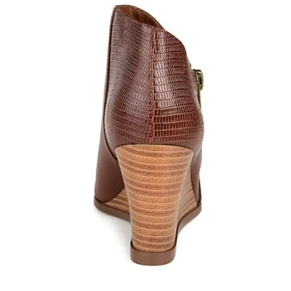 NWT Journee Collection Glam Wedge Ankle Boot sz 9.5