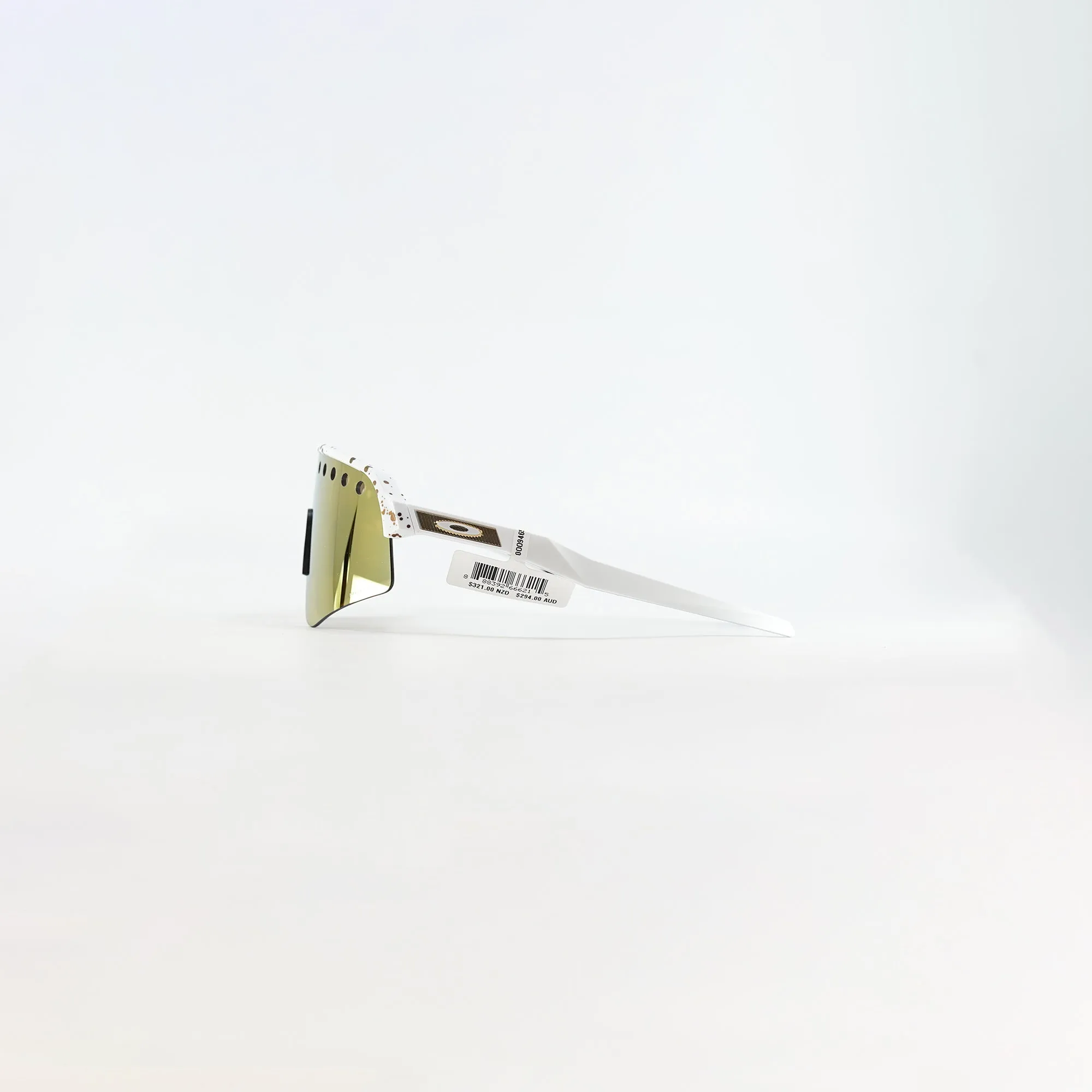 Oakley Mathieu Van Der Poel Signature Series Sutro Lite Sweep - White splatter (Prizm 24k Lens)