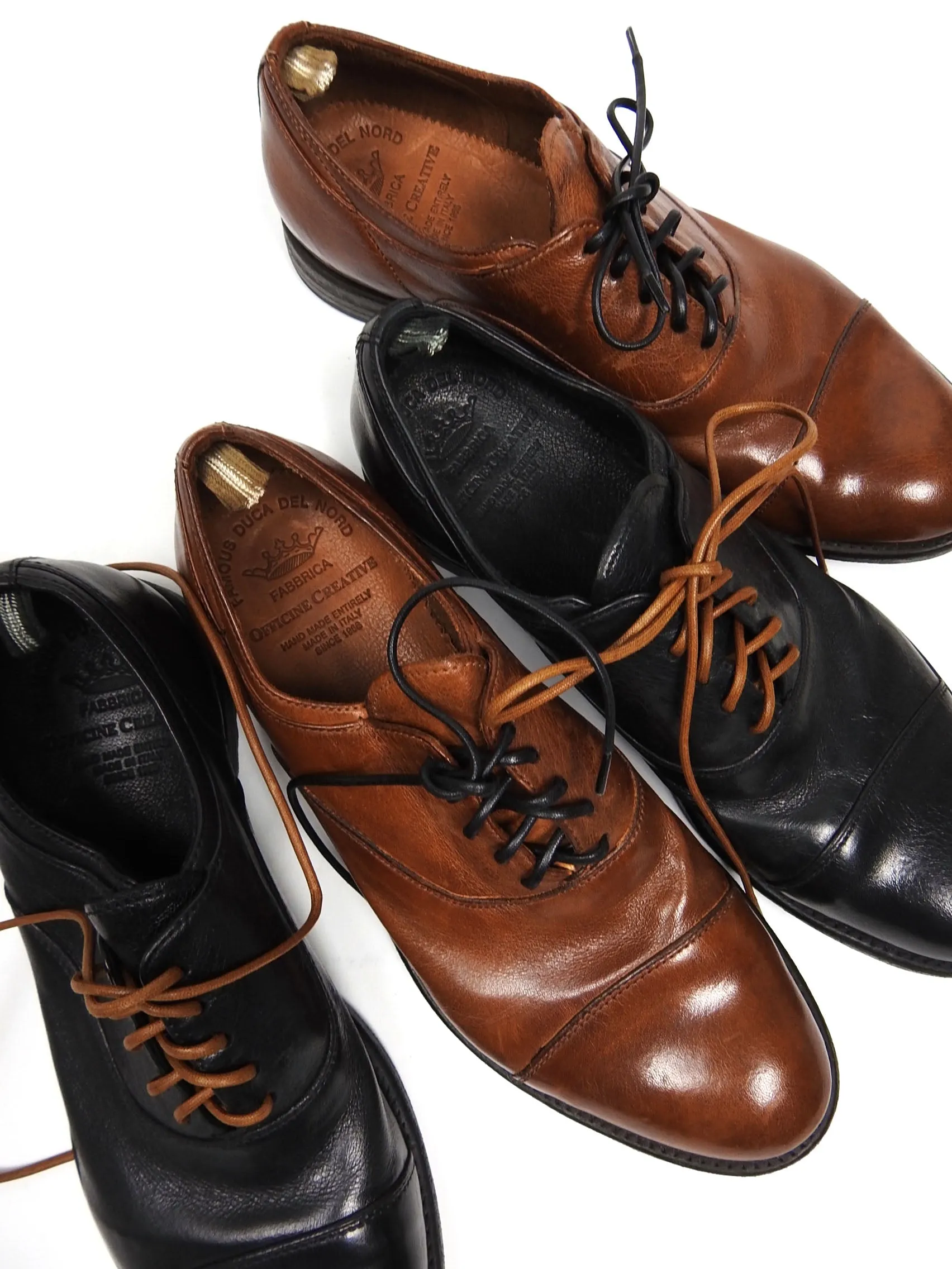 Officine Brown Leather Oxford Size 40 (US 7)