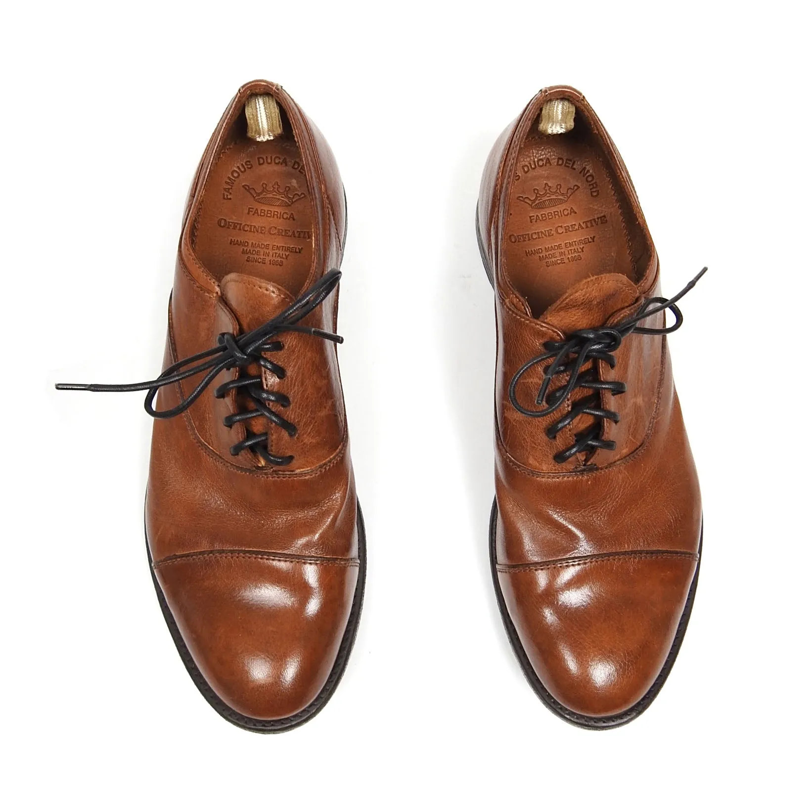 Officine Brown Leather Oxford Size 40 (US 7)