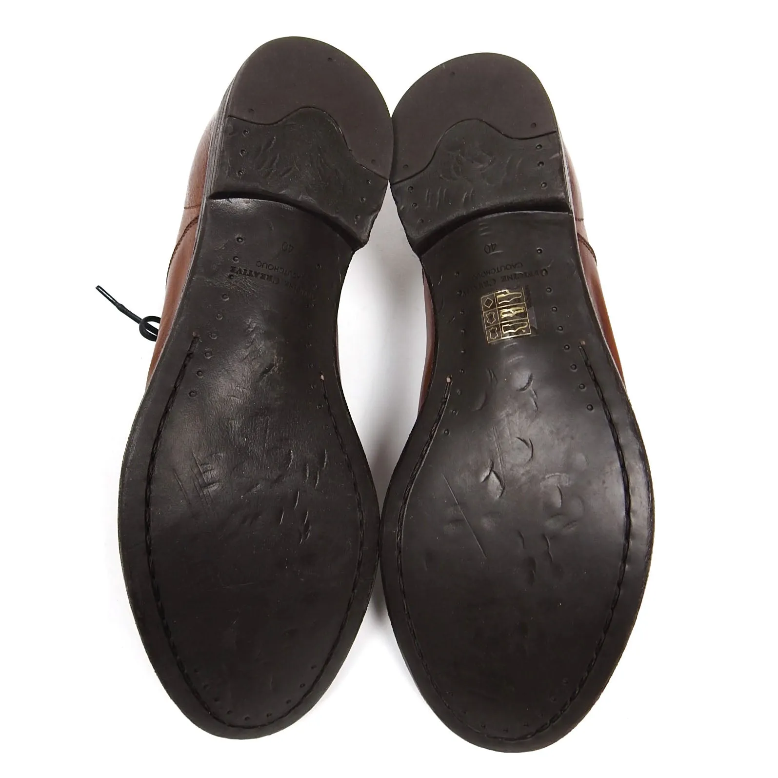 Officine Brown Leather Oxford Size 40 (US 7)