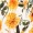 Orange Floral Strappy Maxi Dress