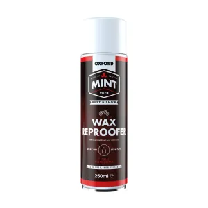 OXFORD MINT MOTORBIKE MOTORCYCLE WAX COTTON JACKET REPROOFER WATERPROOFING SPRAY