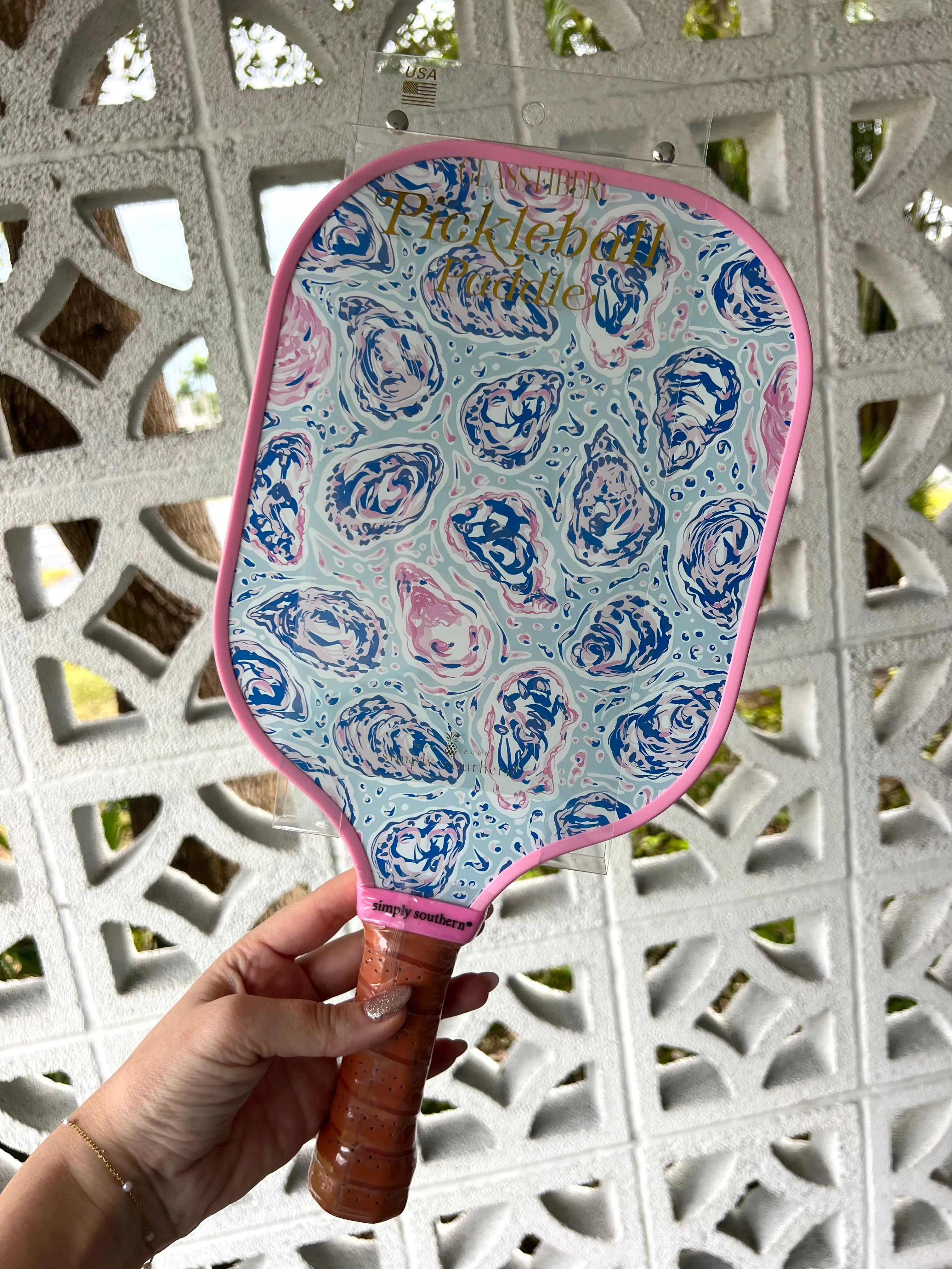 Oyster Pickleball Paddle by Simply Southern
