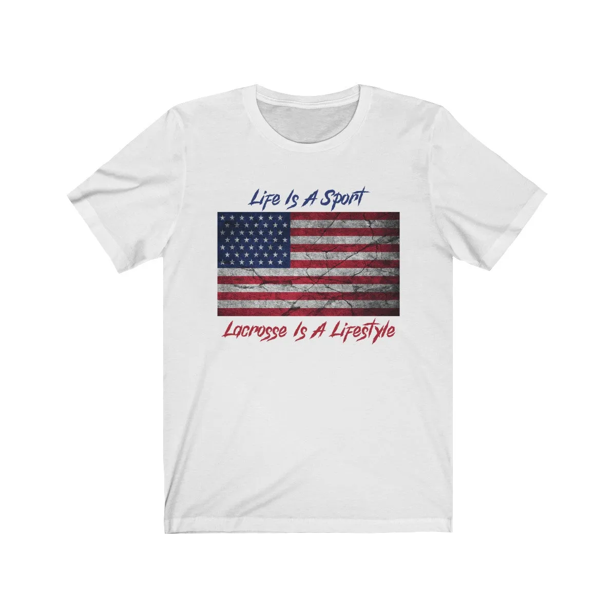 Patriotic Lacrosse Short Sleeve Premium Tee