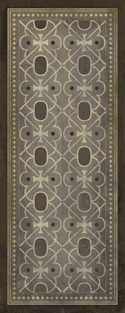 Pattern 05 "Baker Street" Vinyl Floorcloth - Spicher & Co.