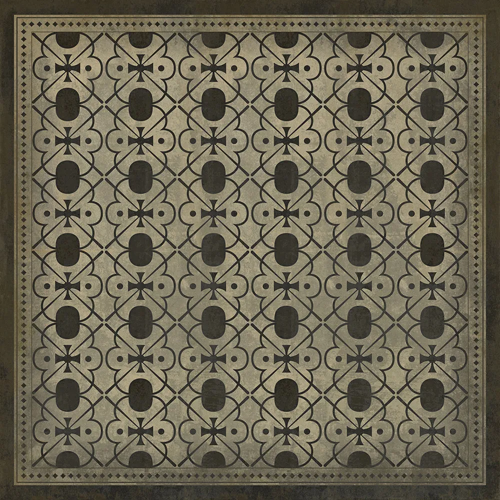 Pattern 05 "Holmes" Vinyl Floorcloth - Spicher & Co.