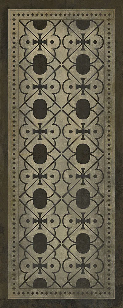 Pattern 05 "Holmes" Vinyl Floorcloth - Spicher & Co.