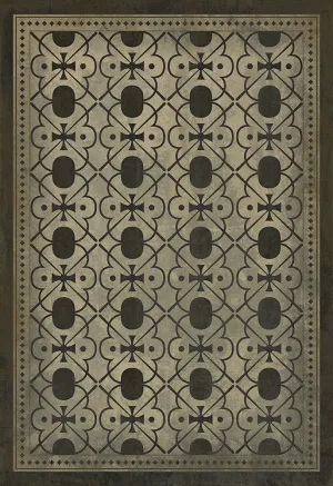 Pattern 05 "Holmes" Vinyl Floorcloth - Spicher & Co.