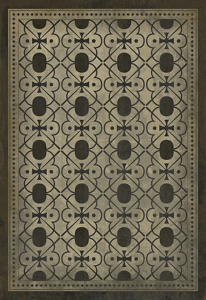 Pattern 05 "Holmes" Vinyl Floorcloth - Spicher & Co.