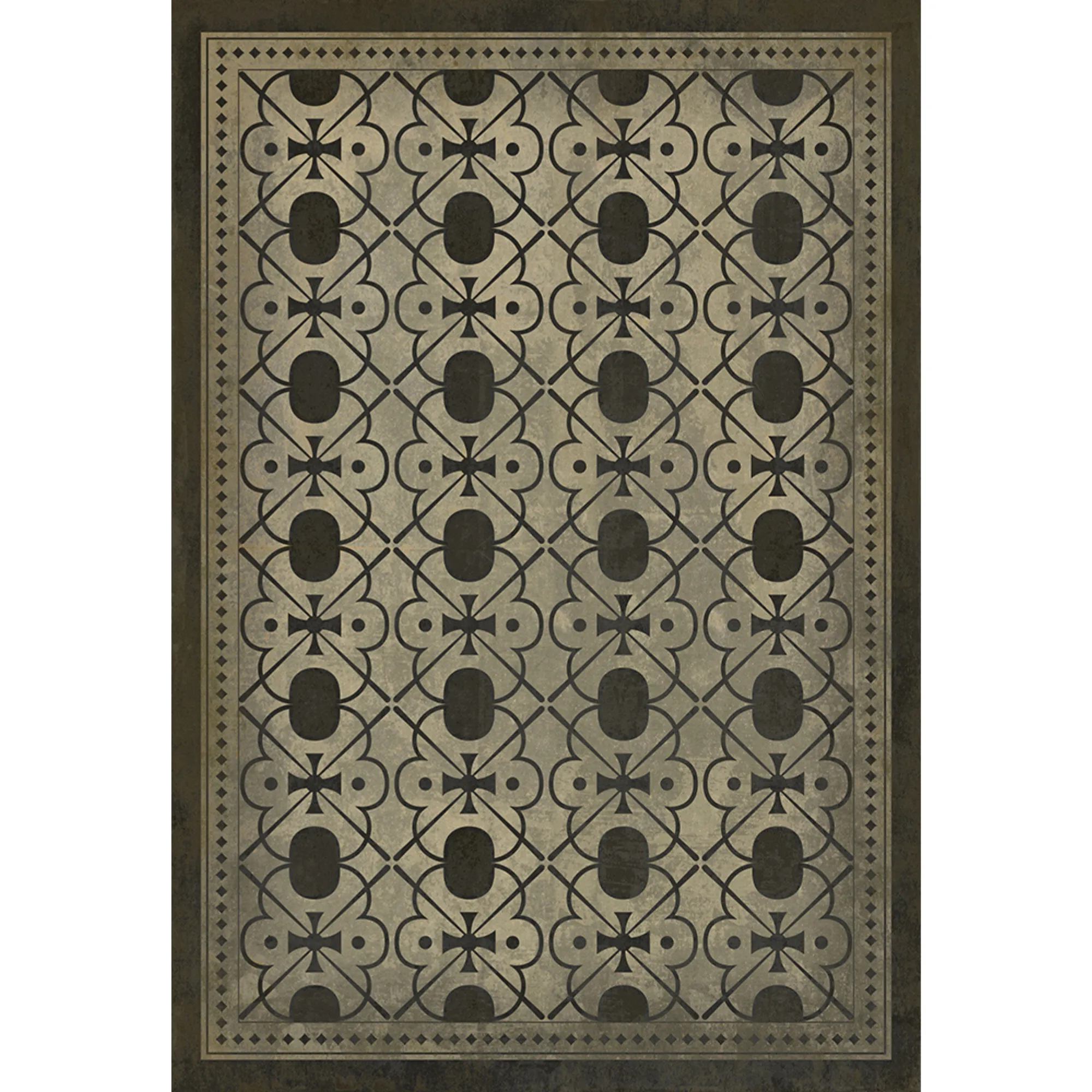 Pattern 05 "Holmes" Vinyl Floorcloth - Spicher & Co.