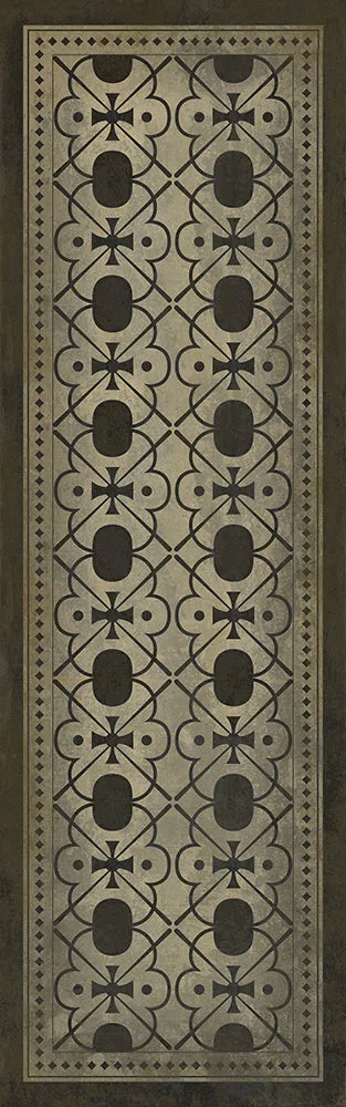 Pattern 05 "Holmes" Vinyl Floorcloth - Spicher & Co.