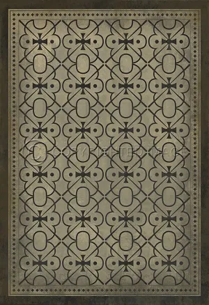 Pattern 05 "Watson" Vinyl Floorcloth - Spicher & Co.