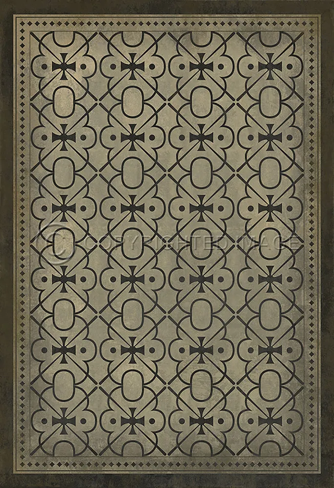 Pattern 05 "Watson" Vinyl Floorcloth - Spicher & Co.