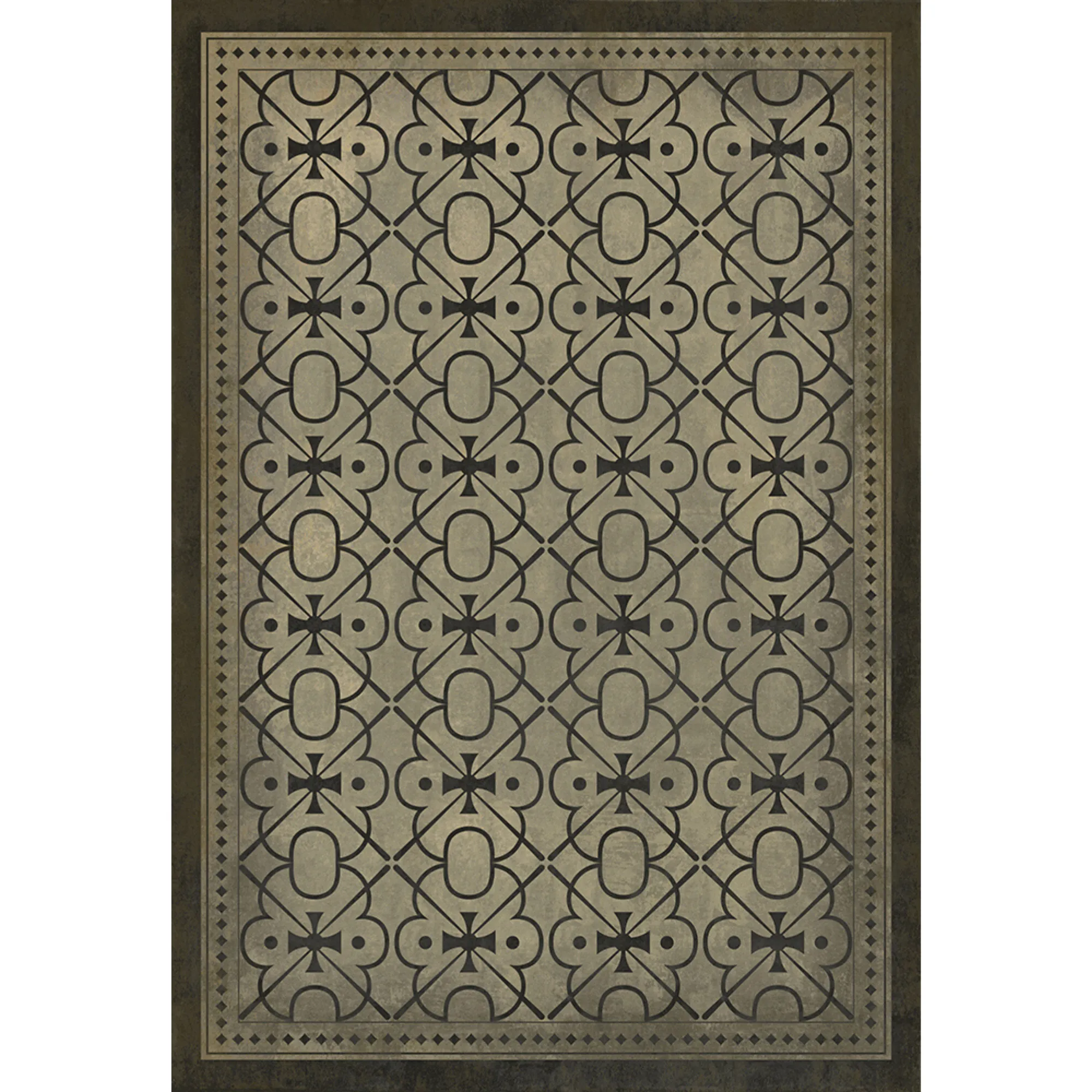 Pattern 05 "Watson" Vinyl Floorcloth - Spicher & Co.
