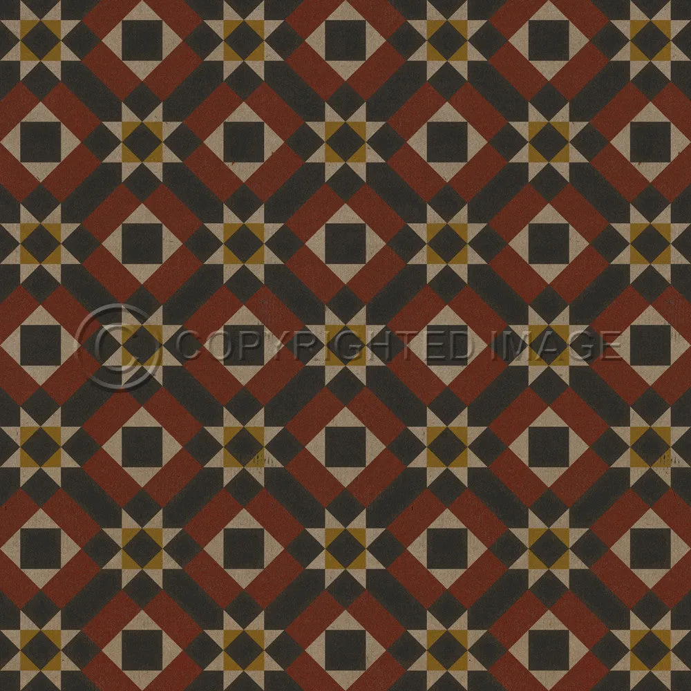 Pattern 14 "Great Expectations" Vinyl Floorcloth - Spicher & Co.