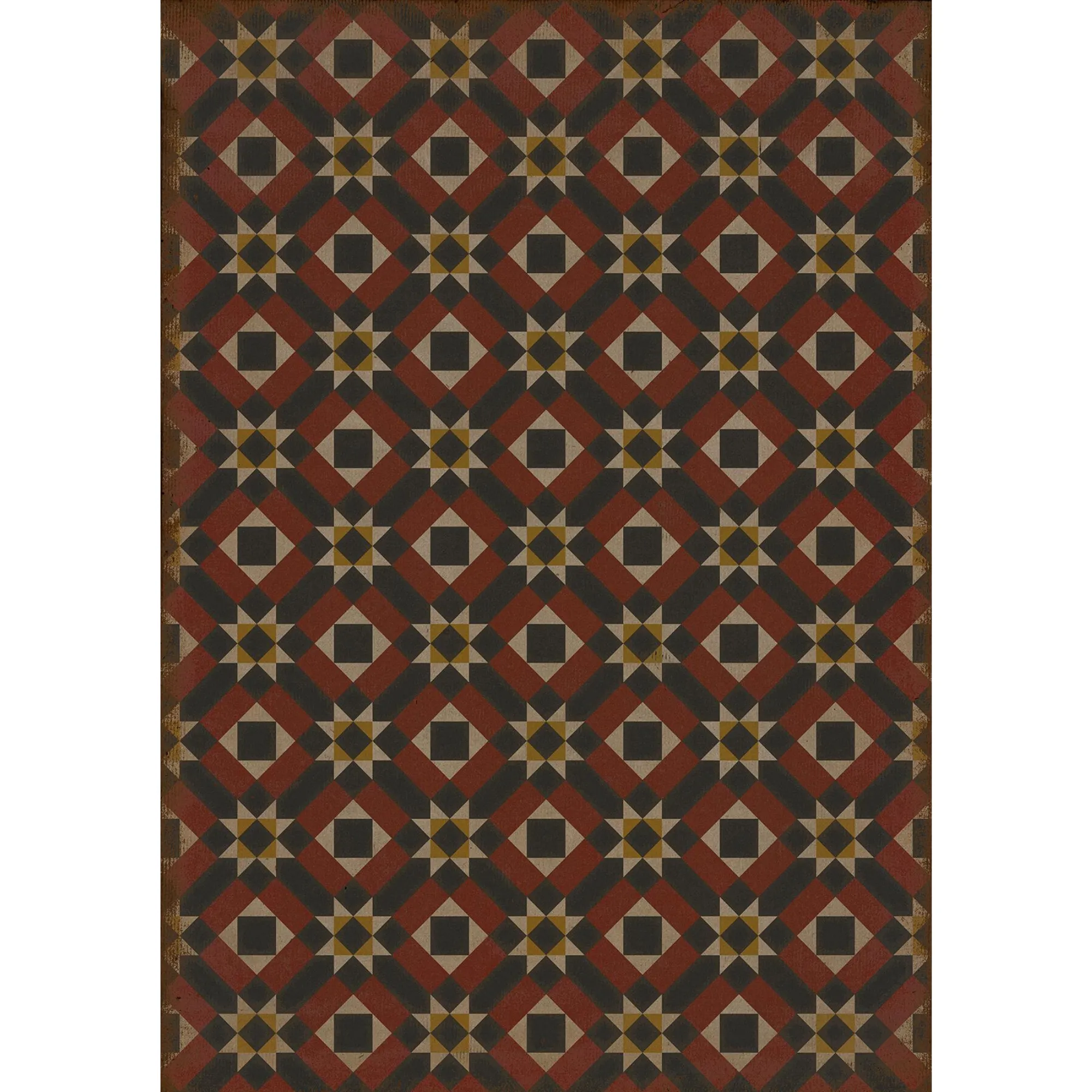Pattern 14 "Great Expectations" Vinyl Floorcloth - Spicher & Co.