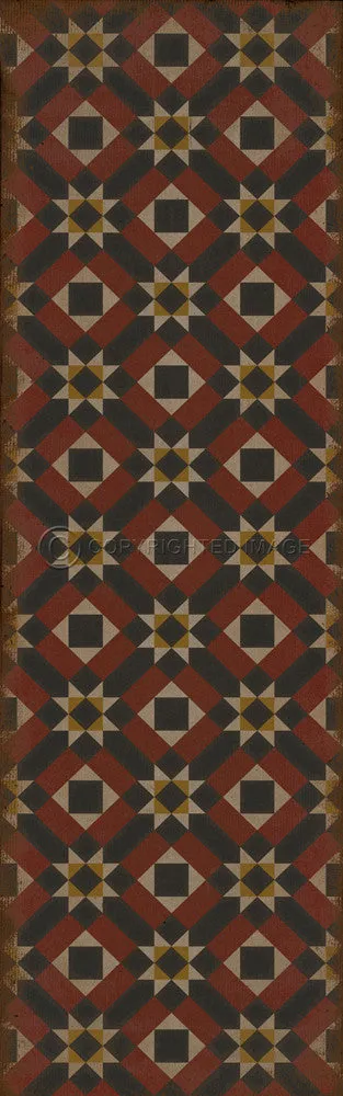 Pattern 14 "Great Expectations" Vinyl Floorcloth - Spicher & Co.