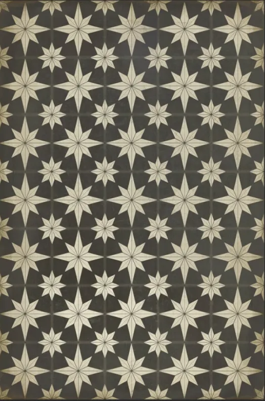 Pattern 20 "Vesper" Vinyl Floorcloth - Spicher & Co.