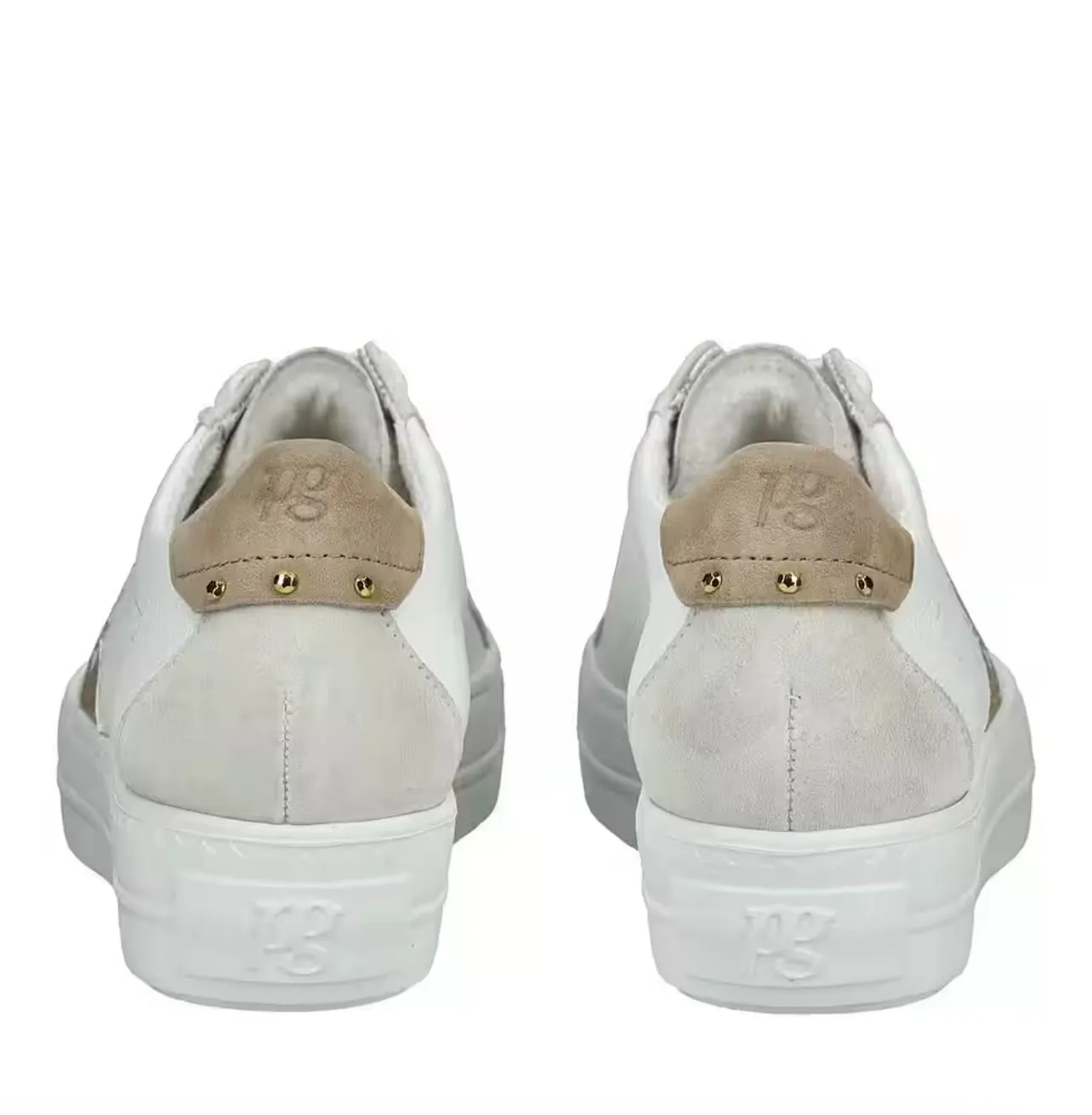 Paul Green - 5430 White and Gold Trainer