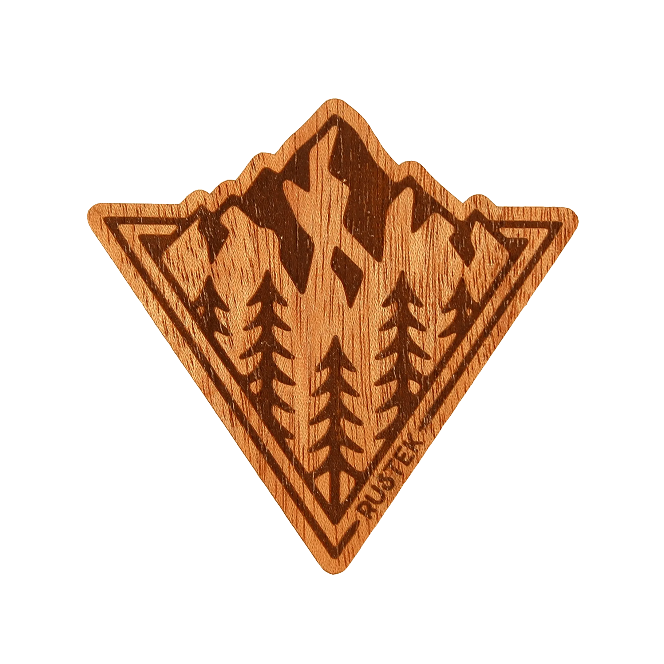 Peaking Wood Sticker
