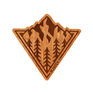 Peaking Wood Sticker