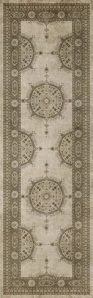 Persian Bazaar - Tabriz "Mithras" Vinyl Floorcloth - Spicher & Co.
