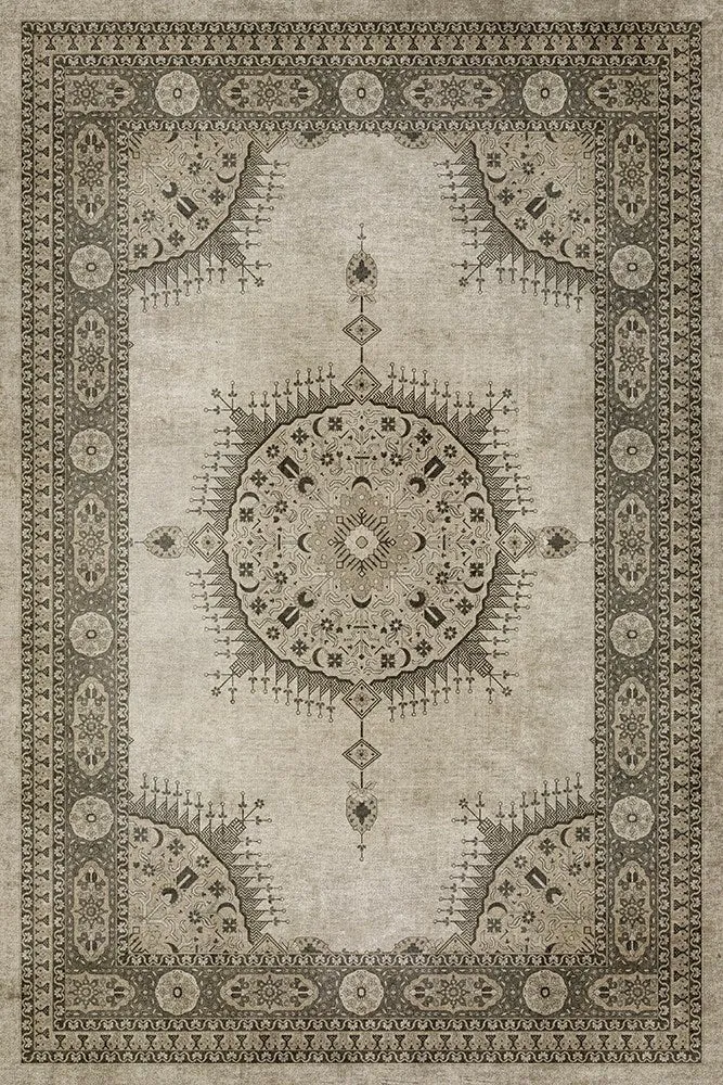 Persian Bazaar - Tabriz "Mithras" Vinyl Floorcloth - Spicher & Co.
