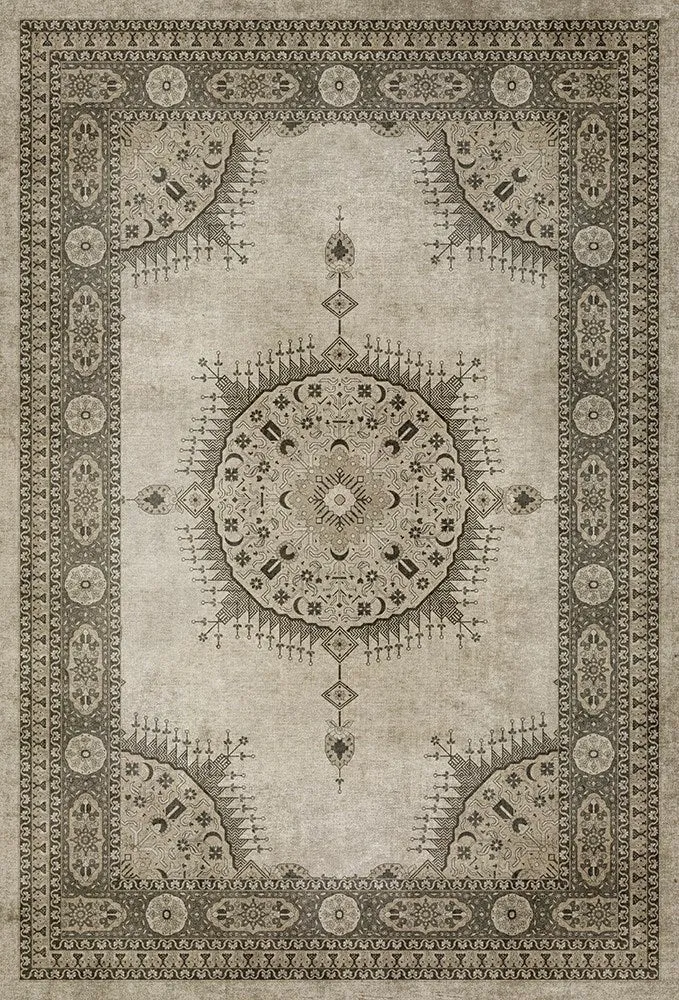 Persian Bazaar - Tabriz "Mithras" Vinyl Floorcloth - Spicher & Co.
