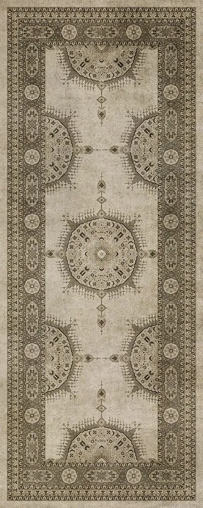 Persian Bazaar - Tabriz "Mithras" Vinyl Floorcloth - Spicher & Co.