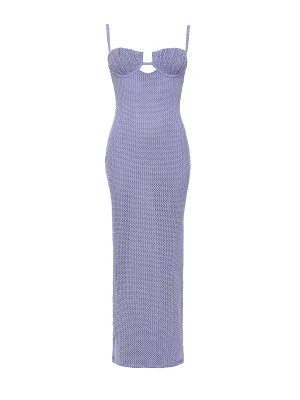 Petal Long Slip Dress