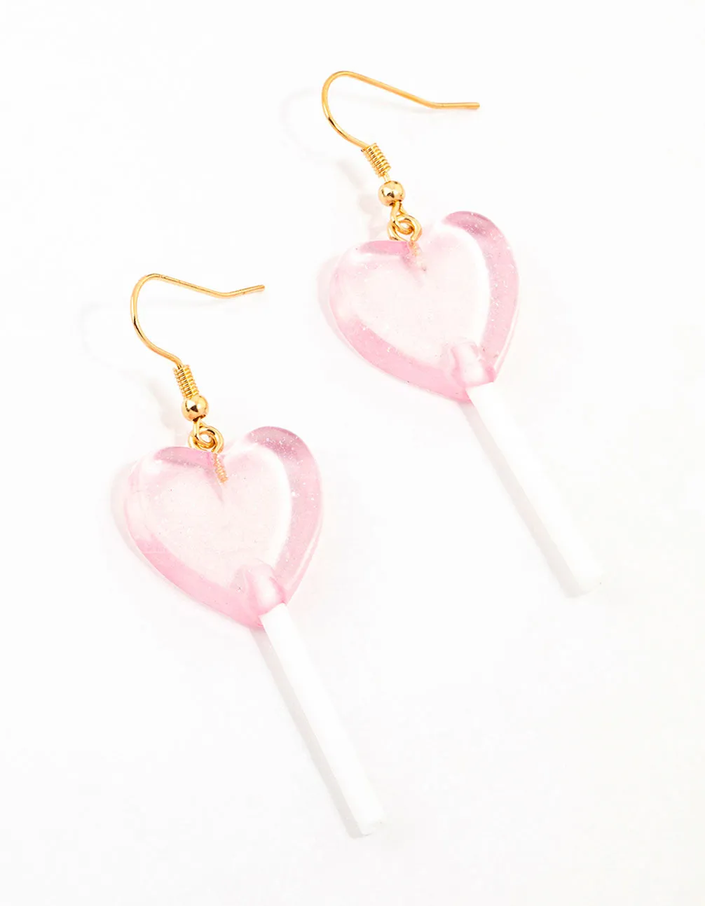 Pink Lollipop Drop Earrings