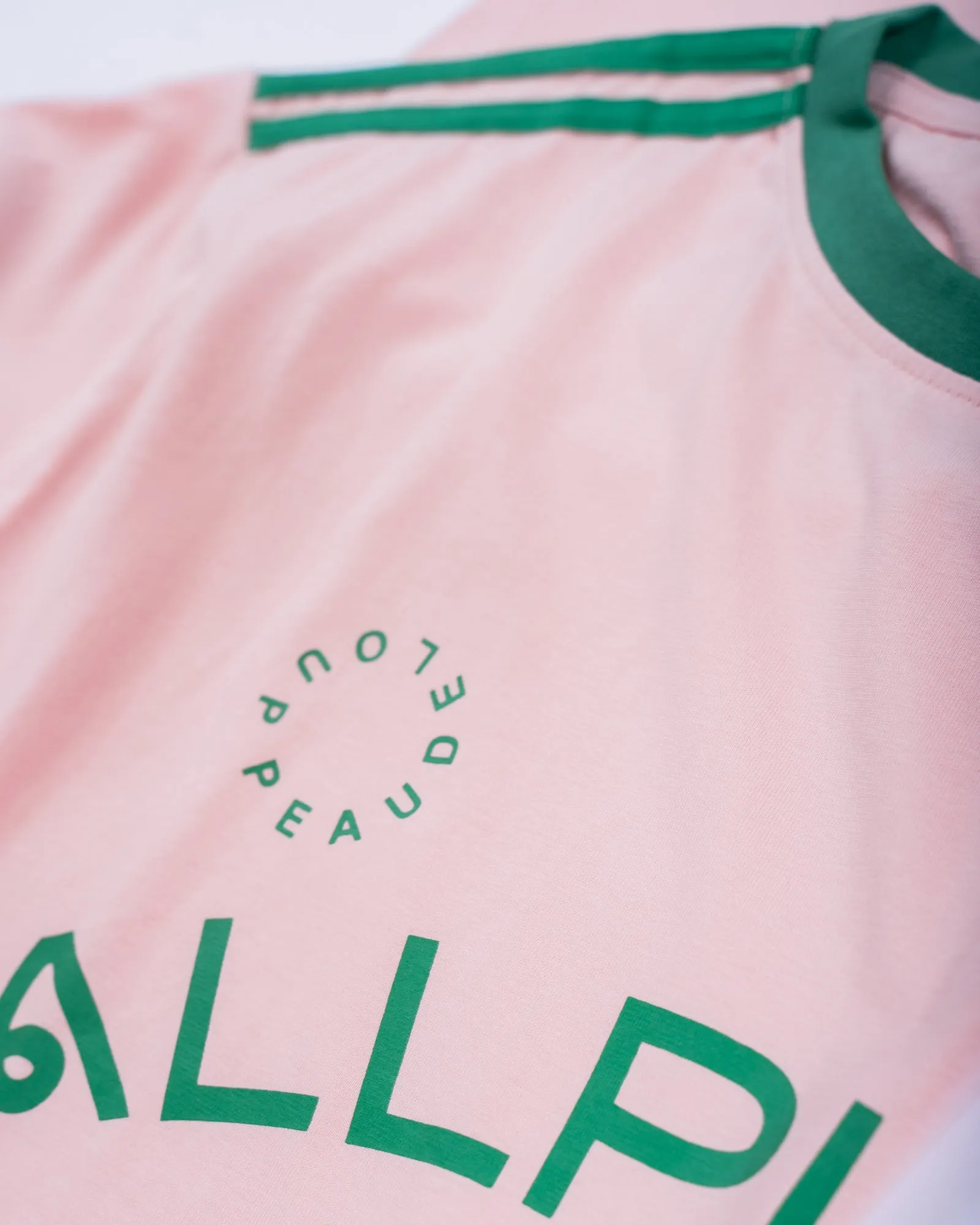 Pink Sports Stripe Tee