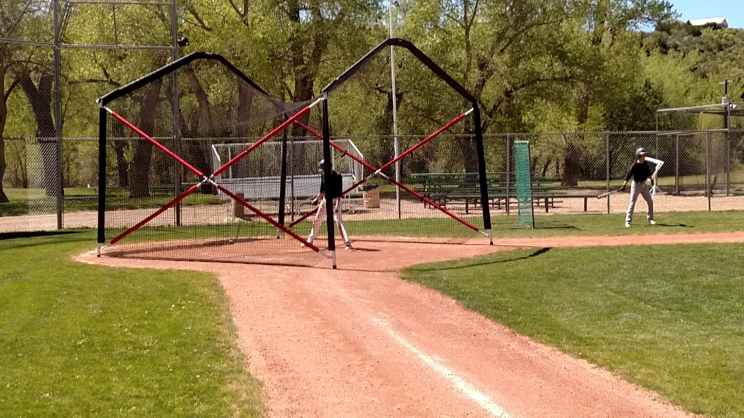 Portable and Movable Batting Cage