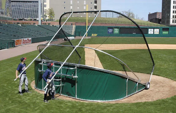 Portable and Movable Batting Cage