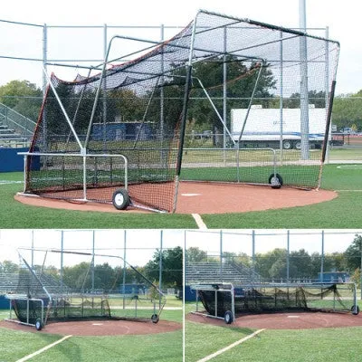 Portable and Movable Batting Cage