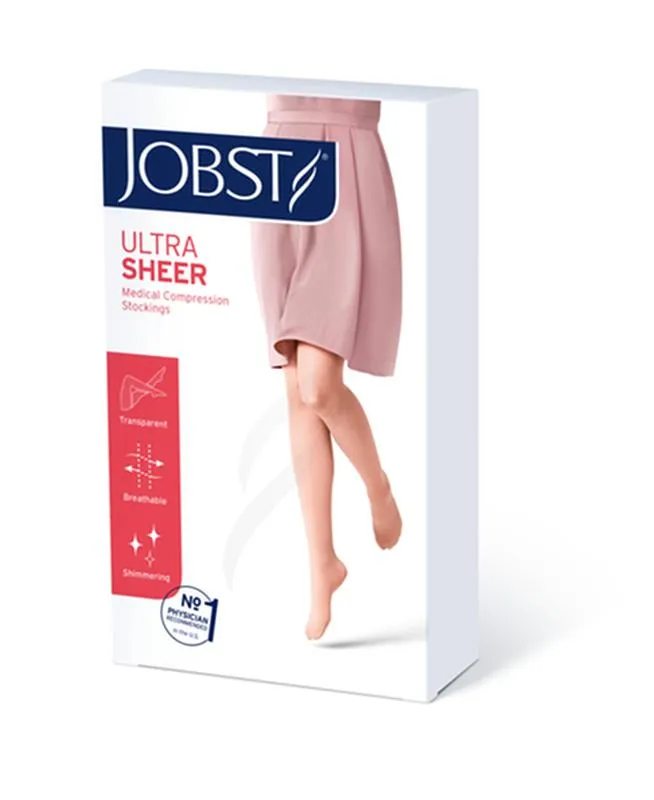PR/1 JOBST ULTRASHEER WOMEN, PANTYHOSE, 15-20MMHG, SM, CLASSIC BLACK, CLOSED TOE
