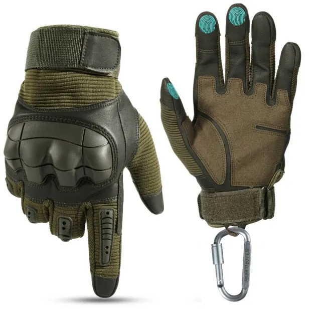 PU Leather Full Finger Glove