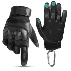 PU Leather Full Finger Glove