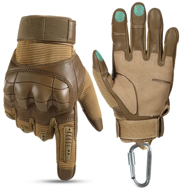 PU Leather Full Finger Glove