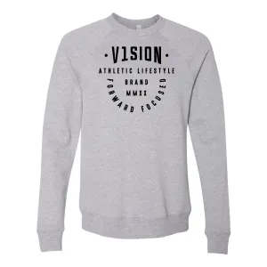 "Forward Focused" Lightweight Crewneck Sweatshirt "Athletic Heather"