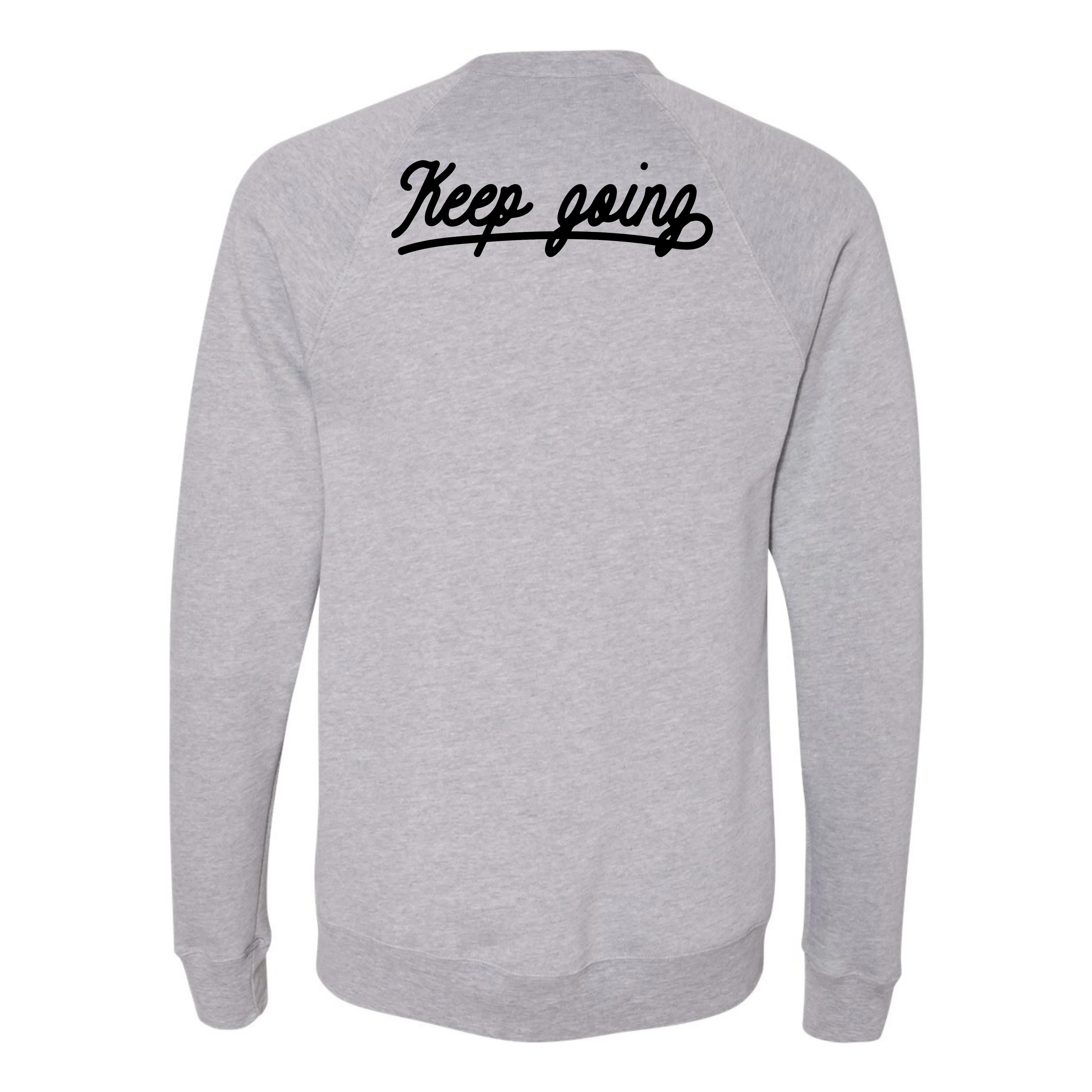 "Forward Focused" Lightweight Crewneck Sweatshirt "Athletic Heather"