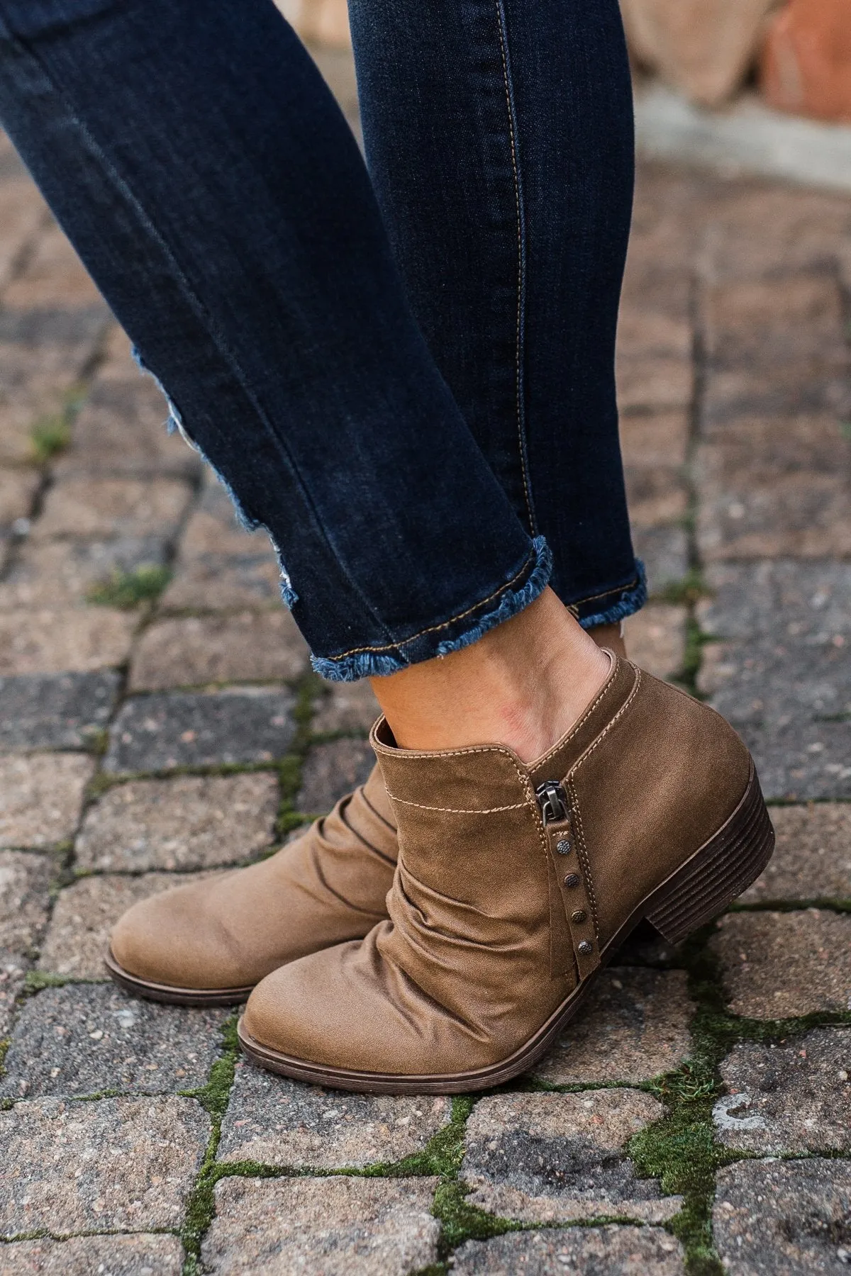 Rampage Wallace Booties- Taupe