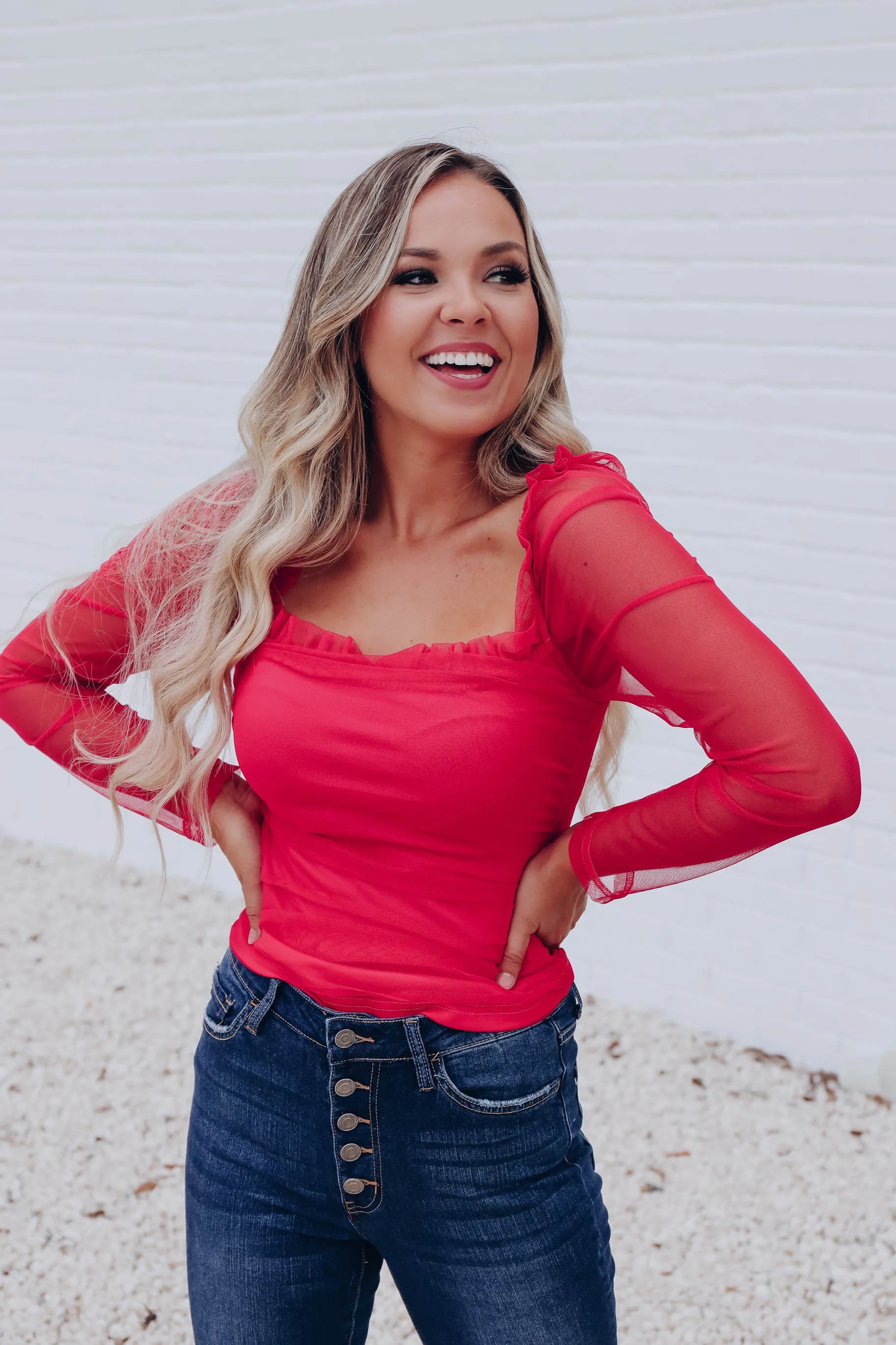 Rana Ruched Crop Top - Pink