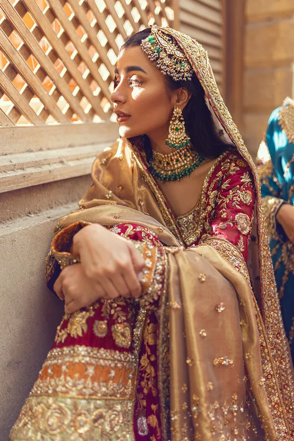 Red Kameez and Red Lehenga for Pakistani Bridal Dresses