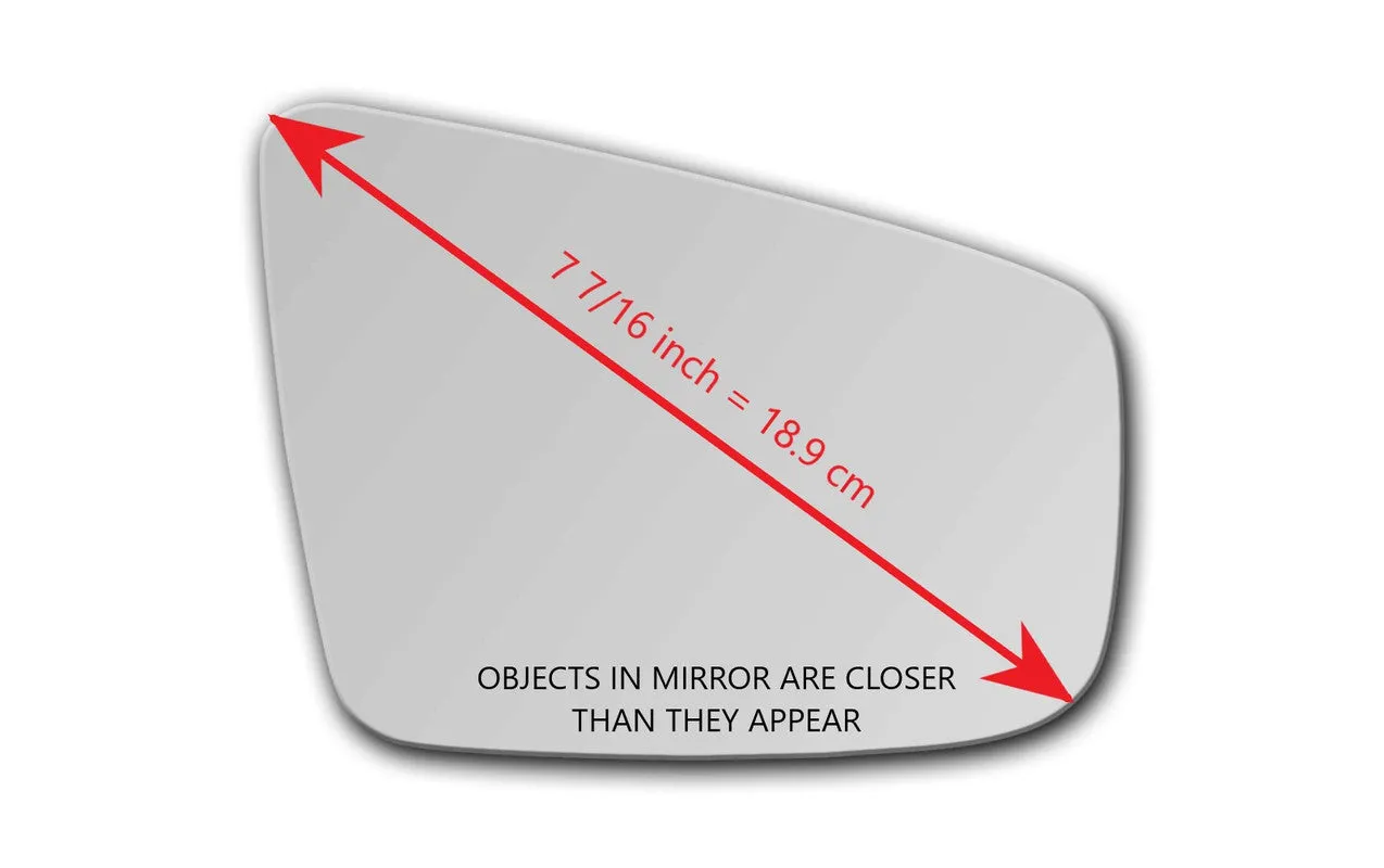 Replacement Mirror Glass for Buick LaCrosse 2010 - 2012